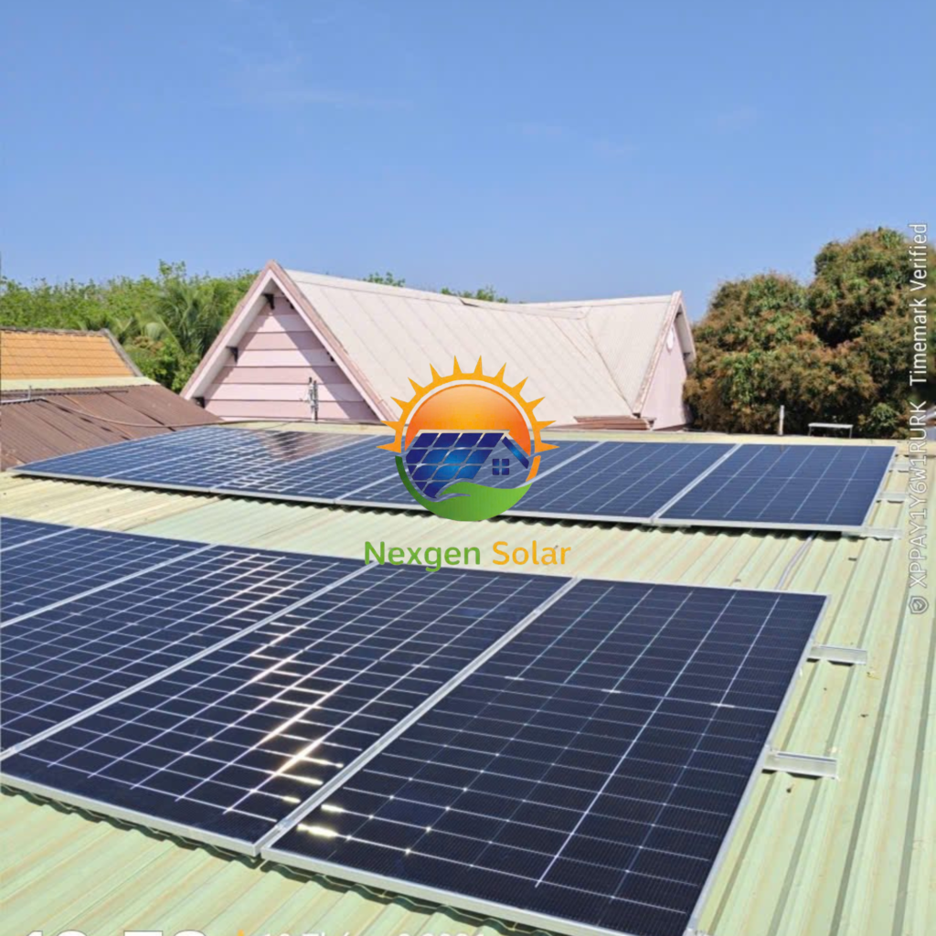 Dự án điện mặt trời lưu trữ 7.5kwp cho hộ gia đình tại Tân Biên – Tây Ninh