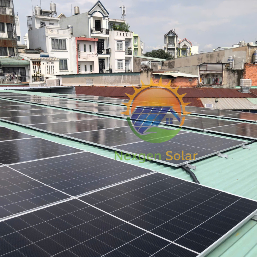 Dự án Điện mặt trời hòa lưới 31.5kwp tại Quận 12 – Thành phố Hồ Chí Minh